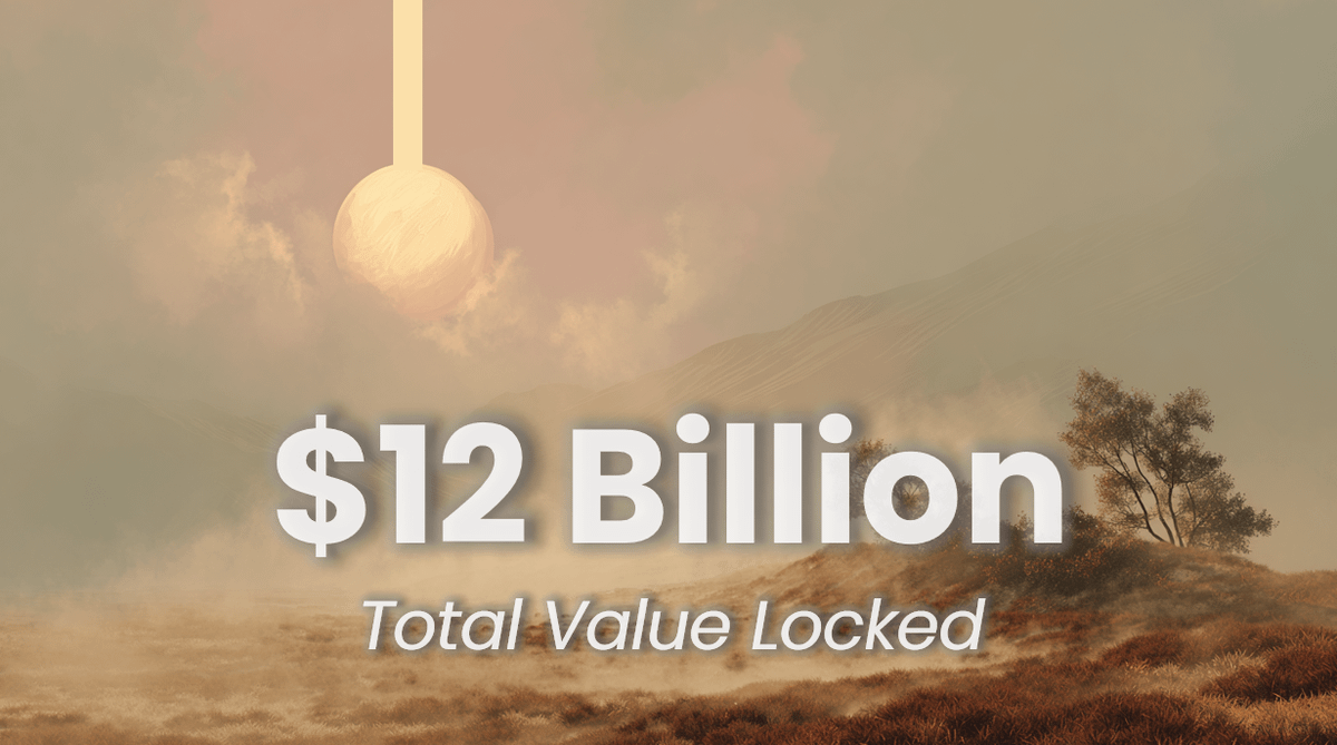 tn_pendle's tweet photo. Another milestone as @pendle_fi crossed $12B in TVL 🚀

Job’s not done https://t.co/Wc7Ni2DrGe