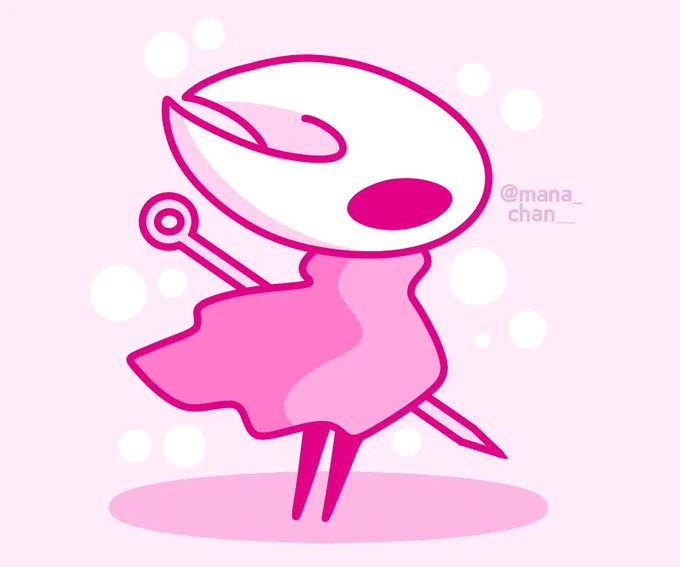 Hornet but make her pink #Silksong