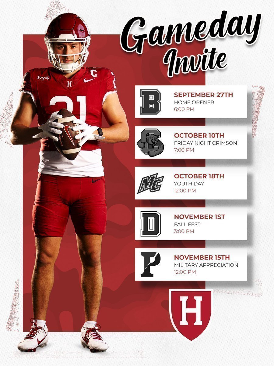 Thank you <a href="/Crim_Recruiting/">Harvard FB Recruiting</a> for the game invite! I'm excited to make it on campus.
<a href="/coachbanks9/">Adam Banks</a> <a href="/NE6FB_Recruits/">NE-Recruits</a> <a href="/NEHSBallLog/">NE High School Ball Log</a> <a href="/Coach_Aurich/">Andrew Aurich</a> <a href="/PRZNewEngland/">Prep Redzone New England</a>