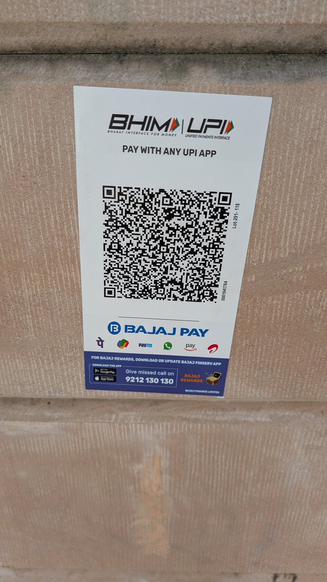 rinuverse's tweet photo. Hello @Bajaj_Finance team why your team stick this QR codes on houses. https://t.co/L6cYVymX5m