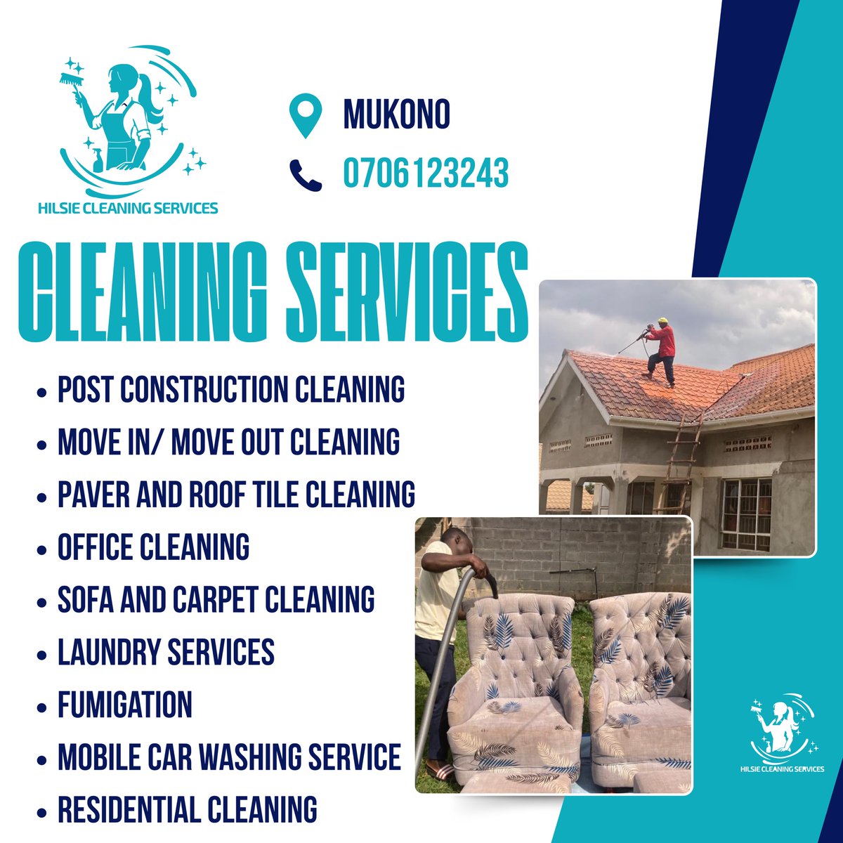 For all your cleaning needs, ☎️ <a href="/HilsieCleaning/">Hilsie cleaning services</a> on 0706123243