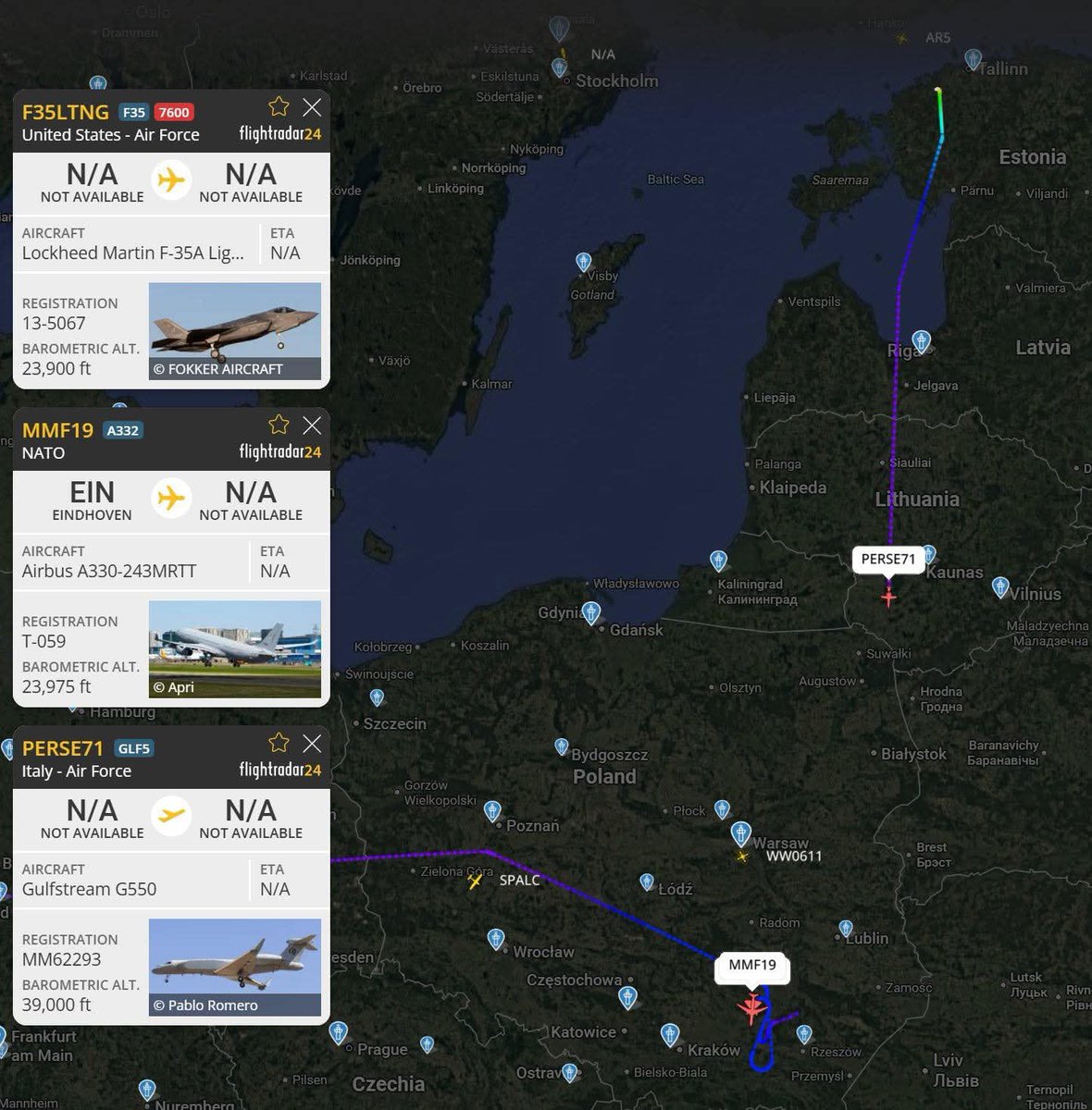 Několik ruských úderných proudových dronů (10?) vlétlo v noci do Polska. Tamní vláda nařídila jejich sestřelení. Bylo uzavřeno několik letišť. Nad Polskem operují monitorovací letadla i stíhačky F-16 a F-35. Zatím není jasné, zda jde o omyl nebo řízenou provokaci. V Bělorusku teď