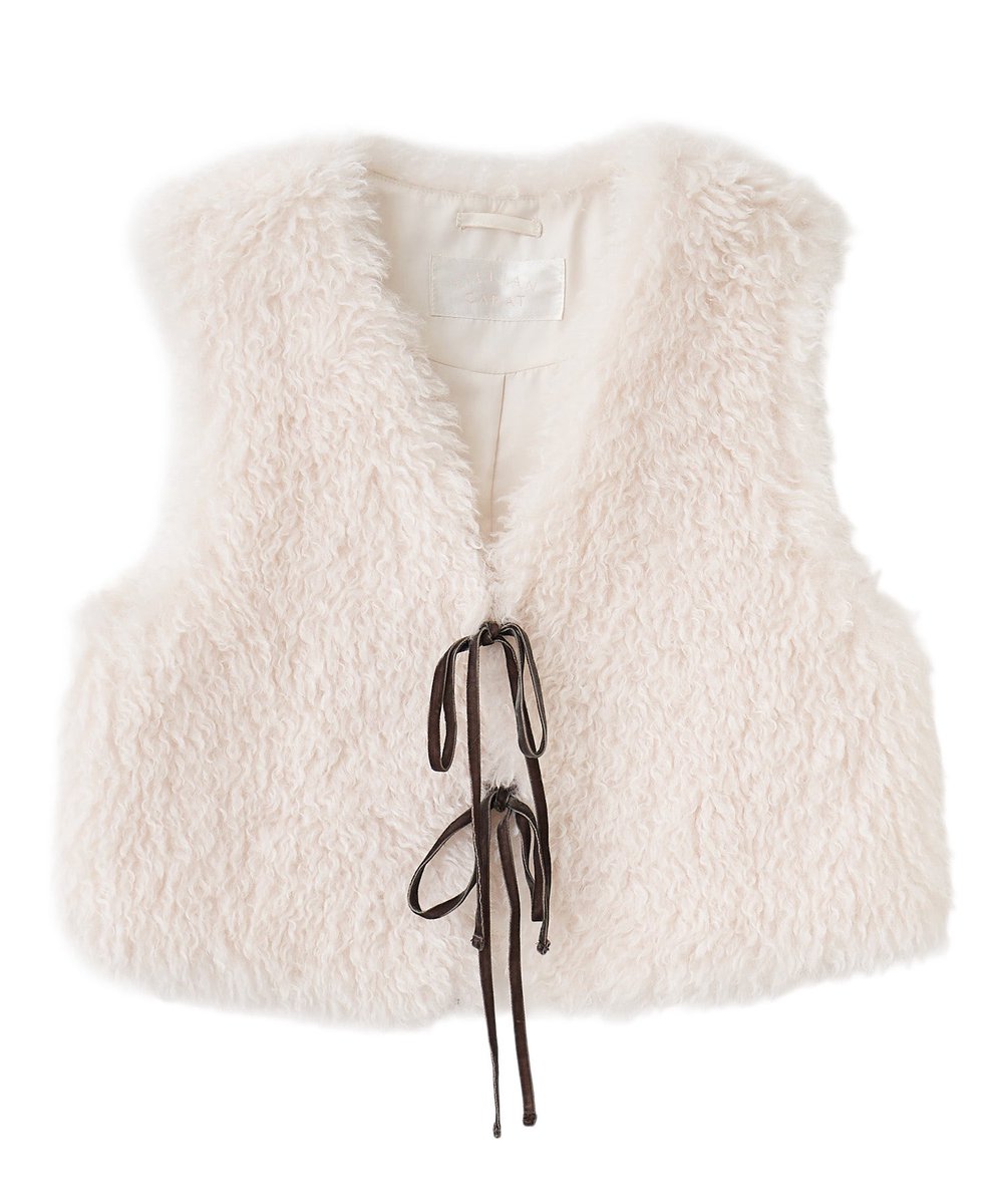 LILLIAN CARAT フェイクファードレスダウン 【公式通販】