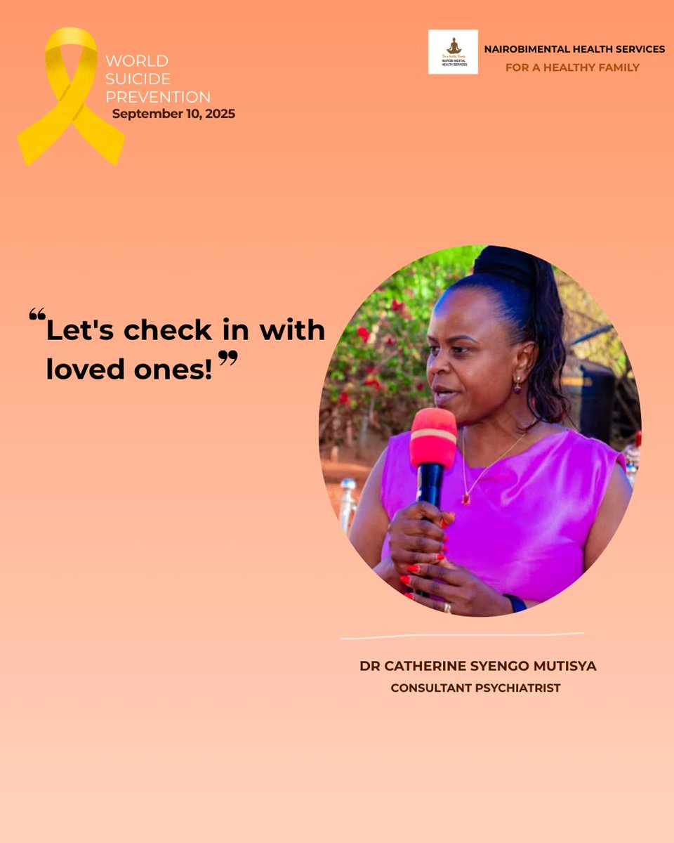 syengomutisya's tweet image. #suicideprevention2025 #WSPD #letschangethenarrative @syengomutisya @NaNairobi @@NaiParenting @KPAkenya @KenyaMedics_KMA @MNTRH_Hospital