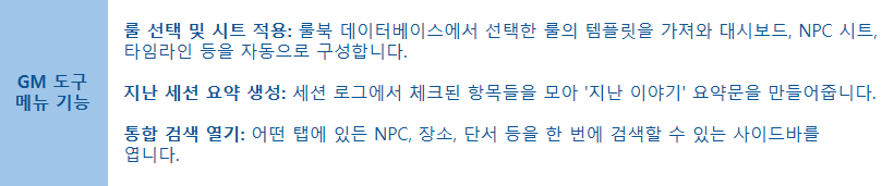 hwahwa0808_TRPG's tweet photo. [GM 도우미 배포]

마스터링을 좀 더 편하게 도와줄 수 있는 GM 도우미 스프레드 시트를 배포합니다.

🔗 https://t.co/sbCy3gCSz4 https://t.co/06bcyZpR4S