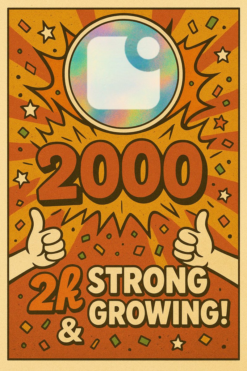 seishu (@seishunzx) on Twitter photo ☀️ GM <a href="/FractionAI_xyz/">Fraction AI</a> fam!
Today feels extra special, I just crossed 2000 followers 🎉 Honestly, I never thought I'd reach this milestone and I'm super grateful for all the love and support along the way 🙏💙
Remember, growth isn't always loud or flashy. Consistency, patience ☀️ GM <a href="/FractionAI_xyz/">Fraction AI</a> fam!
Today feels extra special, I just crossed 2000 followers 🎉 Honestly, I never thought I'd reach this milestone and I'm super grateful for all the love and support along the way 🙏💙
Remember, growth isn't always loud or flashy. Consistency, patience