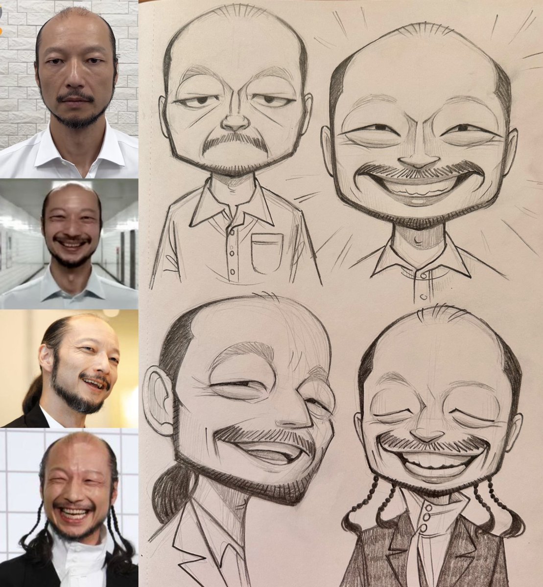Hitomi_Draws's tweet photo. #8番出口 謎のおじさん役、河内大和さん！
@exit8_movie https://t.co/J3PKJcxNV2