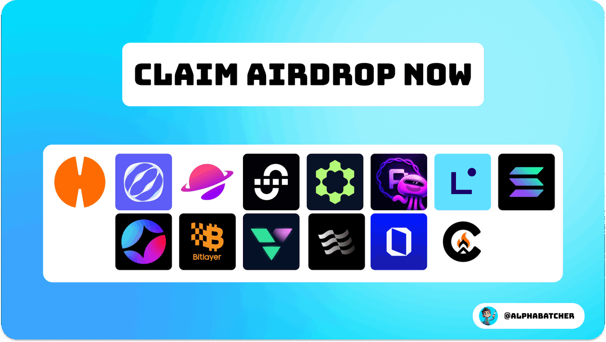 alphabatcher's tweet photo. Claim your Airdrop NOW!🪂
​
Check your wallets for an Airdrop!👇
​
✤ @Somnia_Network 
Claim: https://t.co/qWARfTMtsV
​
✤ @LineaBuild
Claim: https://t.co/9QCPPionN2
​
✤ @PortaltoBitcoin 
Claim: https://t.co/urQsKKCQ4y
​
✤ @hemi_xyz 
Claim: https://t.co/L9gQTBzWV8
​
✤ @MitosisOrg 
Claim: https://t.co/lOog4C6yJJ
​
✤ Solana wallet
Claim: https://t.co/KaMGpYOjtS
​
✤ @invariant_labs 
Claim: https://t.co/VtUAKaJ0Y5
​
✤ @multiple_global 
Claim: https://t.co/jtwjVyeTEk
​
✤ @overtake_world 
Claim: https://t.co/DN6XdANIIE
​
✤ @BitlayerLabs 
Claim: https://t.co/8L4yzuPIP3
​
✤ @campnetworkxyz 
Claim: https://t.co/wq1lixhZwa
​
✤ @SecondLiveReal 
Claim: https://t.co/wk5oee80wT
​
✤ @sns 
Claim: https://t.co/momkAV46Bw
​
✤ @union_build 
Claim: https://t.co/L0p2r5ausE
​
Share your results in the replies