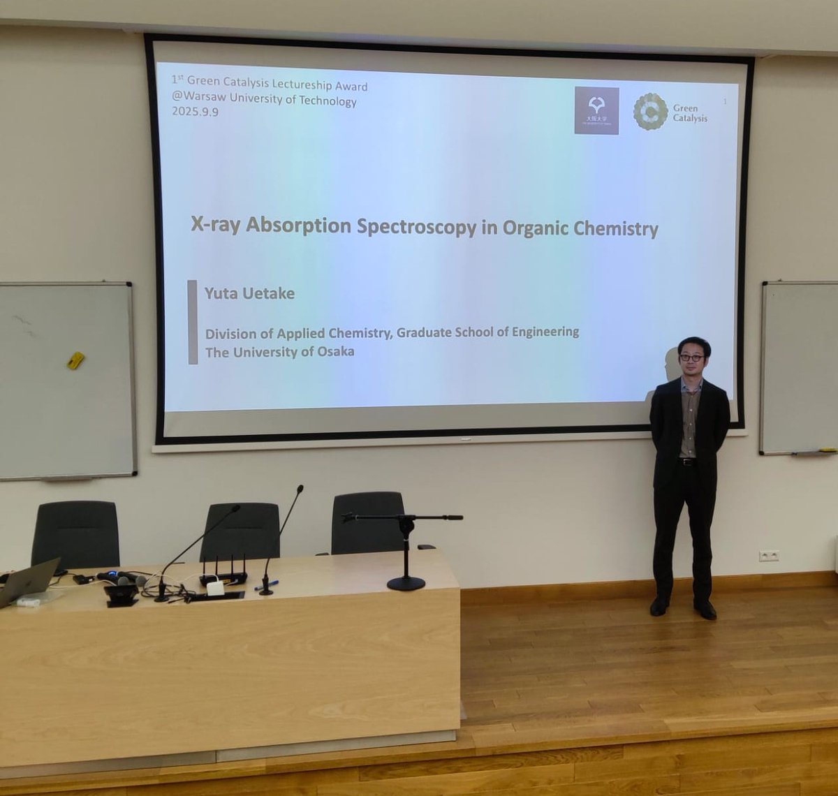 Kasprzak_WUT's tweet photo. Yesterday our group had a privilege of hosting Dr. Yuta Uetake, Assistant Professor at @Sakurailab_OU from @UOsaka_en. Thank you for sharing your excellent results and for all the inspiring discussions about science!🧑‍🔬🇯🇵🇵🇱🙇‍♂️

@wch_pw @PW_edu @NCN_PL @MNiSW_GOV__PL https://t.co/qvRJSy0UD7