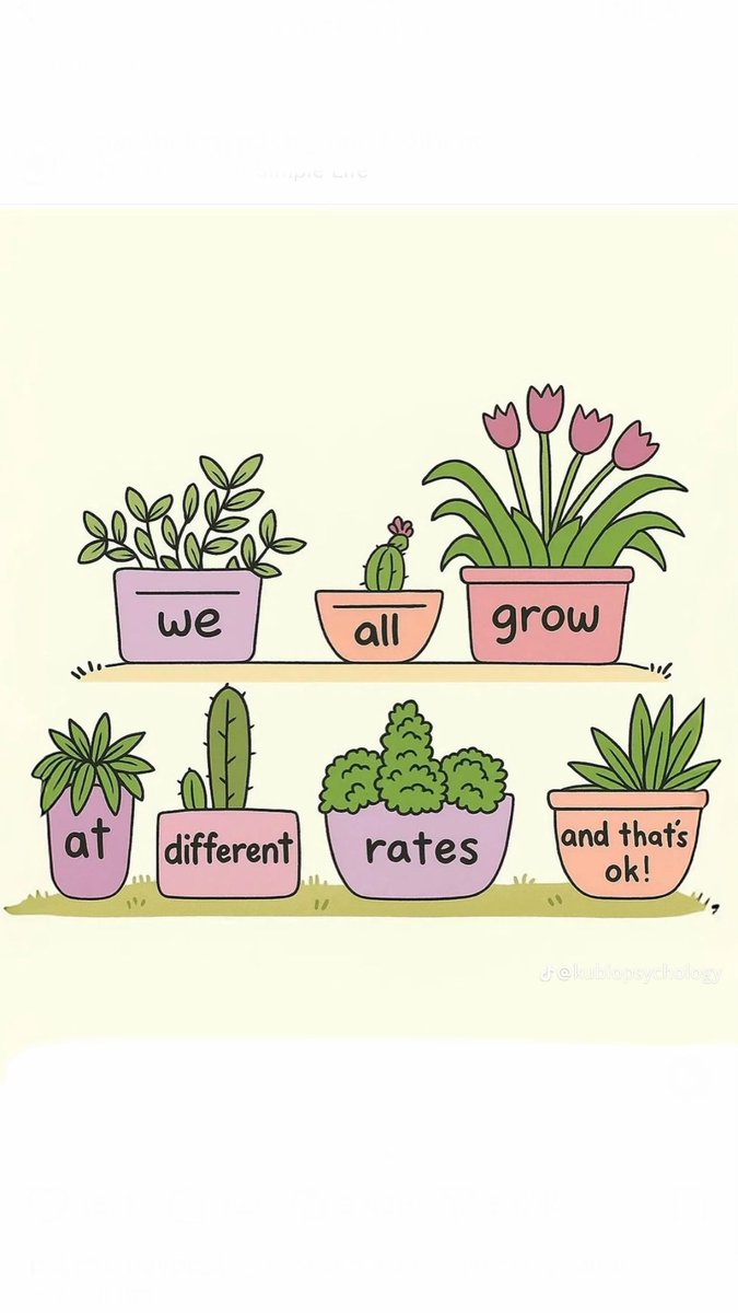 🌱 Just like plants, kids grow in their own way 🌸 Some grow tall fast, some bloom later, and some take their time 🌵 Every journey is special 💚 Remember: we all grow at different rates, and that’s ok! ✨ #ChildDevelopment #GrowingTogether #BeYou