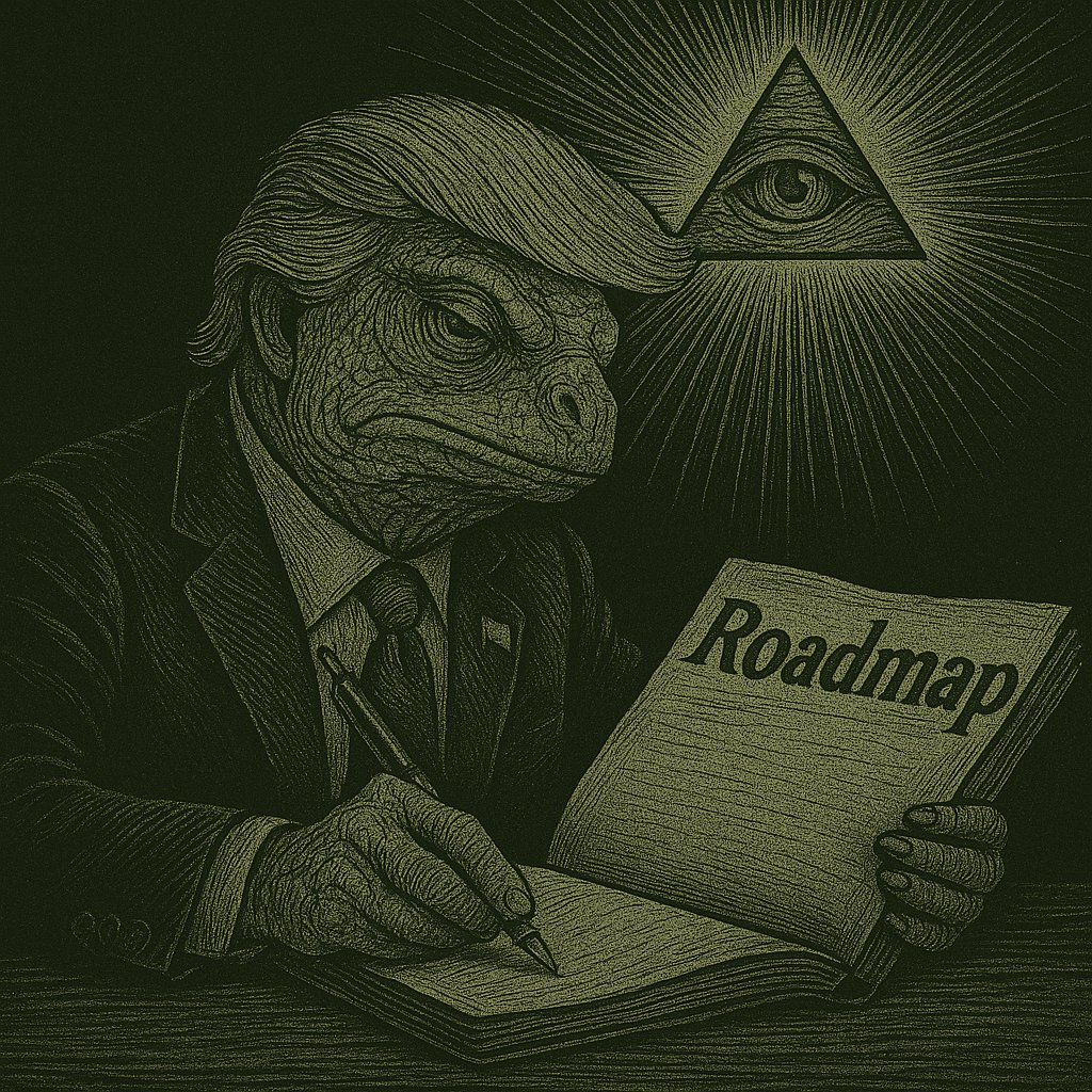 REPTcoin's tweet photo. 🦎👁️ The $REPT Roadmap v2 is out now.
NFTs, quests, DAO-lite, and the full plan to take over the world. 🌍
What do you think about the path ahead?
Feedback = power.
📜 https://t.co/vm4X5jkXxw
#REPT #Coinspiracy #ReptilianArmy #Solana #memecoin https://t.co/HBsw3rvUZk