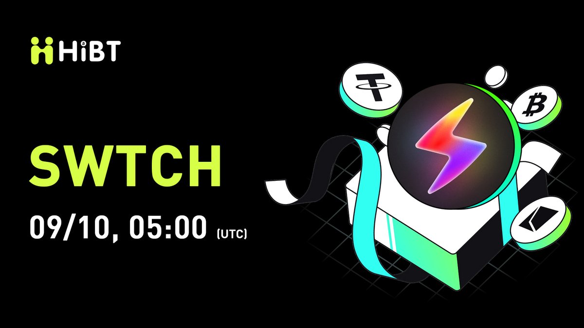 HIBTGlobal's tweet image. 🚀 $SWTCH (Switchboard) has been listed on #Hibt @switchboardxyz

🔥 Pair: SWTCH/USDT
💼 Network: SOL

⏰ Trade: hibt.com/trade/SWTCH-US…
✍️ Details: support.hibt.com/hc/en-us/artic…

#Switchboard #Crypto #Web3 #CryptoListing