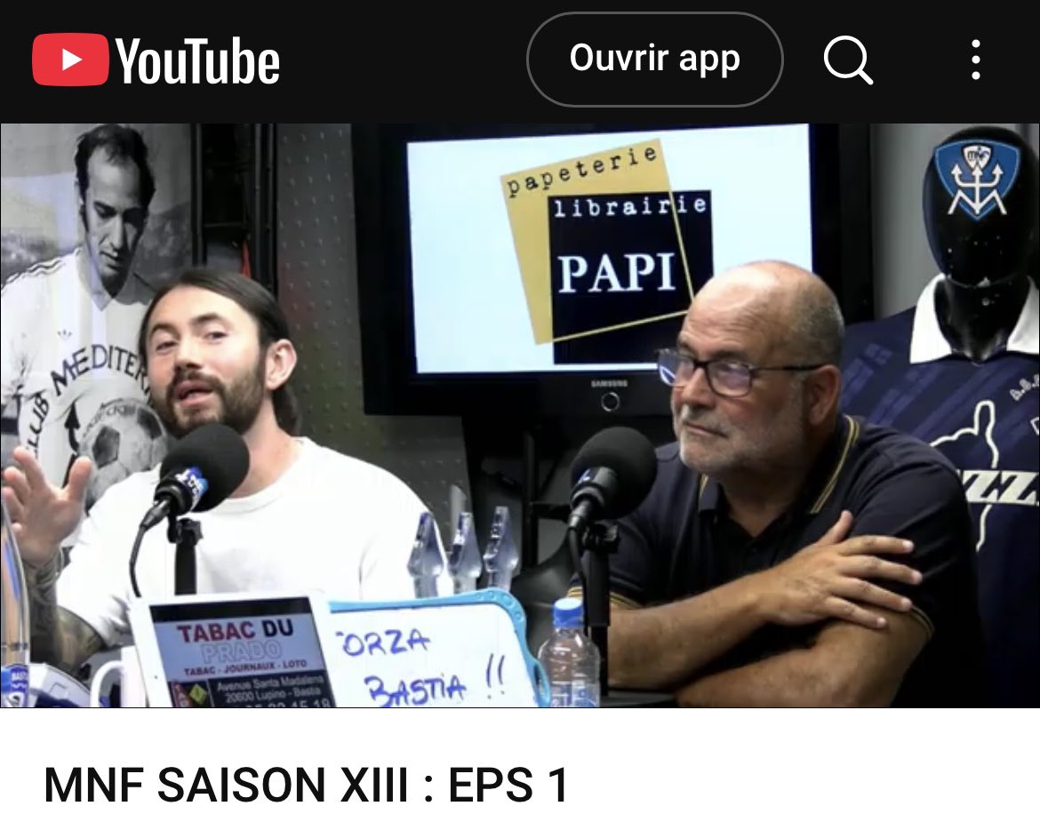 #Minenfootu ⚽️💙
<a href="/LoicCapretti/">Loïc Capretti</a> 🎙️
“Il y a un gros manque de relation au Sporting, entre les joueurs et ses supporters , c’est un point où on a une grosses lacunes , un axe où il faut qu’on progresse assez rapidement…”
🎥 Saison XIII MNF épisode 1 :

▶️ youtube.com/watch?v=QmCcL9…