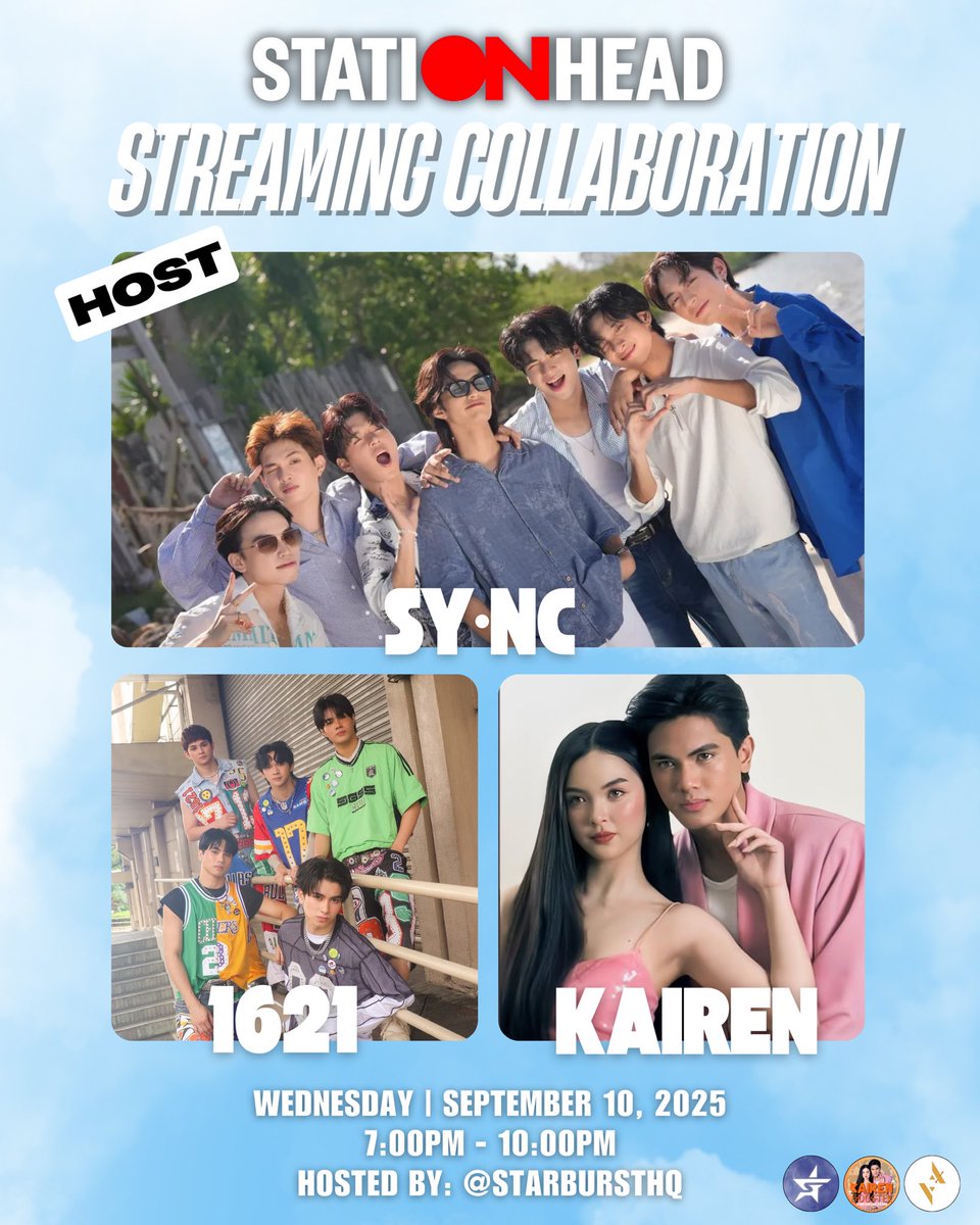 1621 Guardians 🌌 (@1621guardians) on Twitter photo Hello Guardians!
We’re teaming up with <a href="/kairenbooster/">KAIREN BOOSTER</a> and <a href="/starburstsvt/">Starburst SVT</a> for a streaming collaboration! Join us on StarburstsHQ’s Stationhead account.
📆: September 10, 2025
🕘: 7-10PM
📻: stationhead.com/starbursthq
#1621ph #SYNCph #SYNC10thsarySHCollab  #KaiRen Hello Guardians!
We’re teaming up with <a href="/kairenbooster/">KAIREN BOOSTER</a> and <a href="/starburstsvt/">Starburst SVT</a> for a streaming collaboration! Join us on StarburstsHQ’s Stationhead account.
📆: September 10, 2025
🕘: 7-10PM
📻: stationhead.com/starbursthq
#1621ph #SYNCph #SYNC10thsarySHCollab  #KaiRen