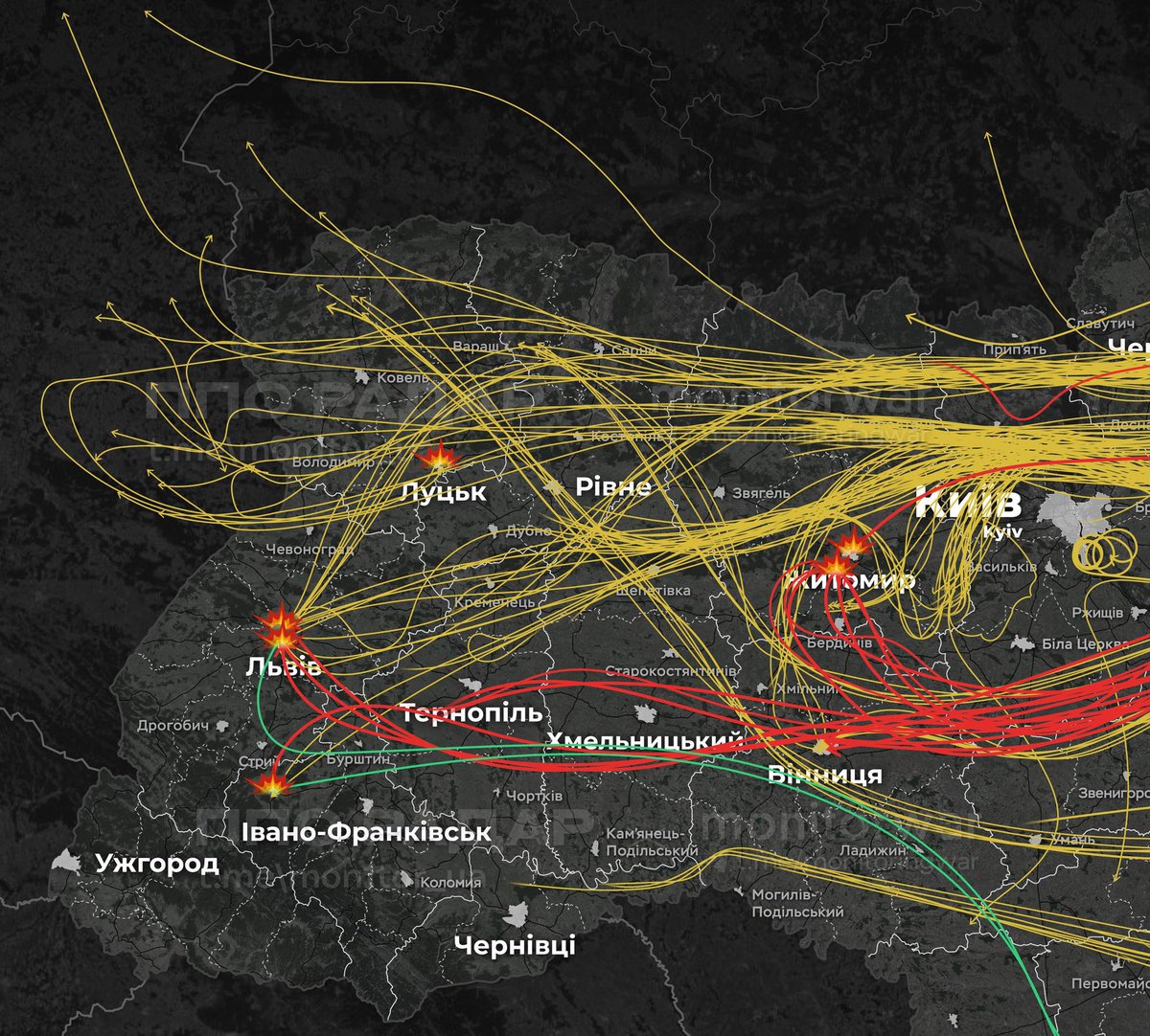 Conflictal's tweet photo. Carefully look at what was targeted — the airport serving as a logistics hub for Ukraine. In other words, Poland suffered “because of its support for Ukraine.” If this narrative emerges, do not be surprised.
The goal of the strike is quite clear: to aggressively undermine support for Ukraine, and paradoxically, this might work in the media with Nawrocki (the President of Poland). Yes, the government supports us, but Nawrocki could start stirring up controversy; and to cross all red lines. Poland is an active member of the coalition of the willing. If Poland ignores this, everyone else will ignore it too.

This is not the start of World War III, nor NATO being dragged into a war. It is a textbook scenario of testing the alliance’s cohesion (U.S. disengagement, lack of unified response, Article 5 becoming more of a legend). From a dictator’s perspective, Putin’s actions are entirely rational — the 1939 playbook is in use.

China’s interest is also hard to overlook. This strike was 99% discussed with Xi during the summit, and I believe Xi also expressed interest in testing NATO — but softly. There were no casualties, no major impacts, and Russia even has plausible justifications: they struck a Ukrainian presence in another country; the strike was still limited, though on a larger scale; and Western countries still have limited tools to respond. They won’t dare retaliate directly. Sending us more weapons lacks the same media effect as striking a NATO country. Deploying their own troops and guaranteeing involvement in repelling further Russian missile attacks is possible — but far from certain.

The main takeaway: if the West swallows this, open your history books to 1939 and see what follows. Right now, Putin is engaged in a duel of wills, like boxers staring each other down before the fight. And don’t forget the shadow actor — China.