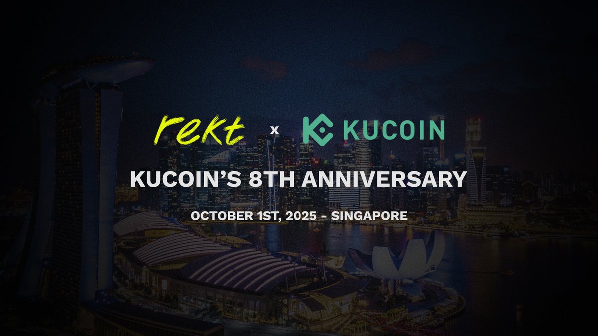 Join us in Singapore for <a href="/kucoincom/">KuCoin</a>'s 8th Anniversary Celebration 🇸🇬

It's time to get rekt!