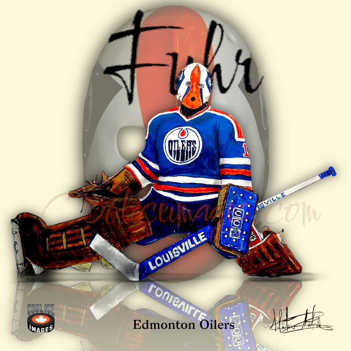 One of my favourite painting! Early Grant Fuhr! Enjoy!