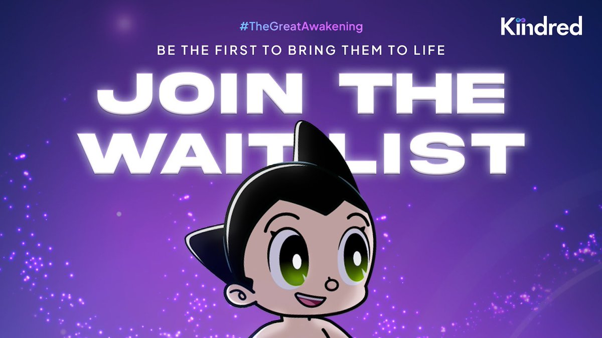 TezukaProductions(ENG) (@tezuka_eng) on Twitter photo Astro is ready to fly off the page and into your world, powered by <a href="/Kindred_AI/">Kindred Labs</a>! ⚡️🤖
Connect with #AstroBoy that thinks, speaks, and grows with you. You can't help catching feelings for him🤩🤩 🚀
Now join the waitlist: waitlist.kindredlabs.ai/sub/goastroboy… Astro is ready to fly off the page and into your world, powered by <a href="/Kindred_AI/">Kindred Labs</a>! ⚡️🤖
Connect with #AstroBoy that thinks, speaks, and grows with you. You can't help catching feelings for him🤩🤩 🚀
Now join the waitlist: waitlist.kindredlabs.ai/sub/goastroboy…