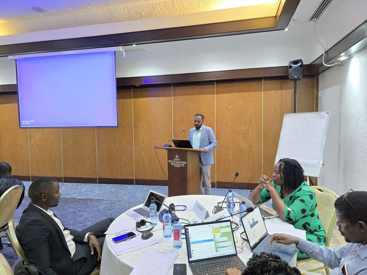 IGADHealthS's tweet photo. #IGADMigration

📍Ongoing: Its Day 3 of the Writeshop for the development of the for the development of the 3rd edition of the IGAD Migration Statistics Report, in Mombasa, Kenya. 

In the 📸 - #Day2 Recap: Focal points from IGAD Member States and partners, including @RDHRONairobi, @StatsSweden, AUC/@statafric, @giz_gmbh, and @RefugeesAfrica — collaborated to develop a zero draft of selected chapters, highlighting key migration and displacement profiles and patterns across the IGAD region. 

#IGADMigrationStatistics @meigague  @_MbokaziSabelo