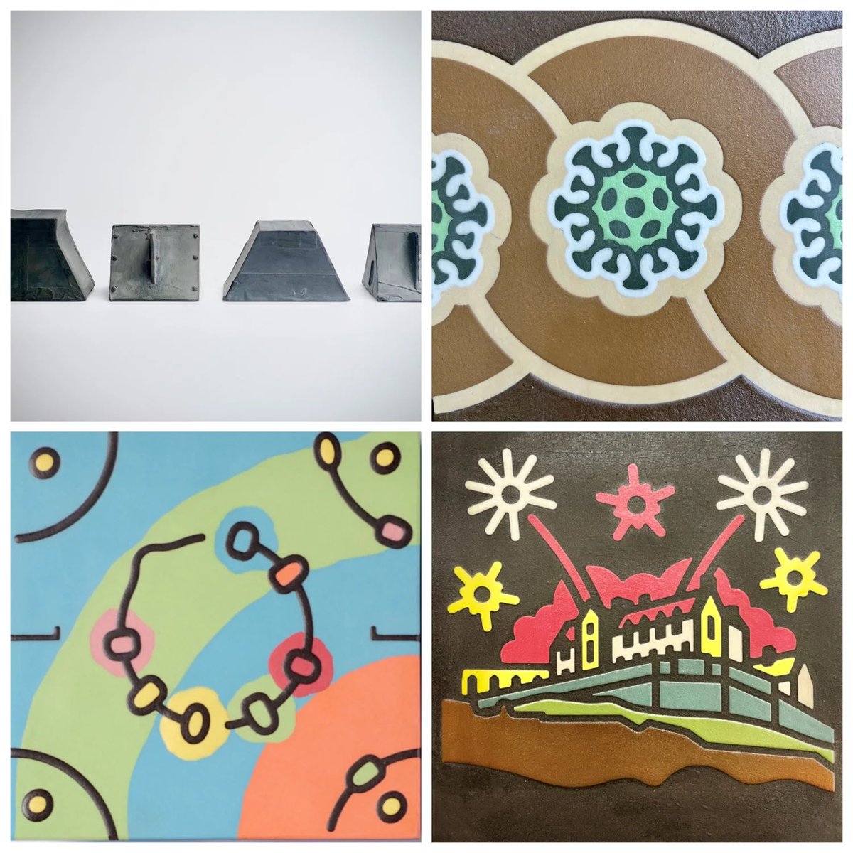 Shared Stories 
6th Sept - 18th Oct 

Exquisite encaustic tiles &amp; strange studio ceramics installed at Winkhill Mill, Stoke-on-Trent, a unique dust press tile factory using traditional skills &amp; 100 year old technology.

See ‘Events’ for details: ceramiccitystories.info