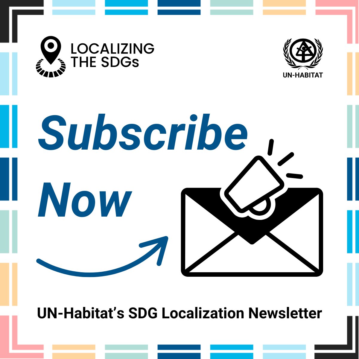 SDGLocalization's tweet image. Do you know about our newsletter?

Whether you’re a policymaker, local official or simply passionate about how cities drive the #2030Agenda , @UNHABITAT&apos;s SDG Localization newsletter will keep you updated on the latest progress and opportunities.

Each edition will bring you…