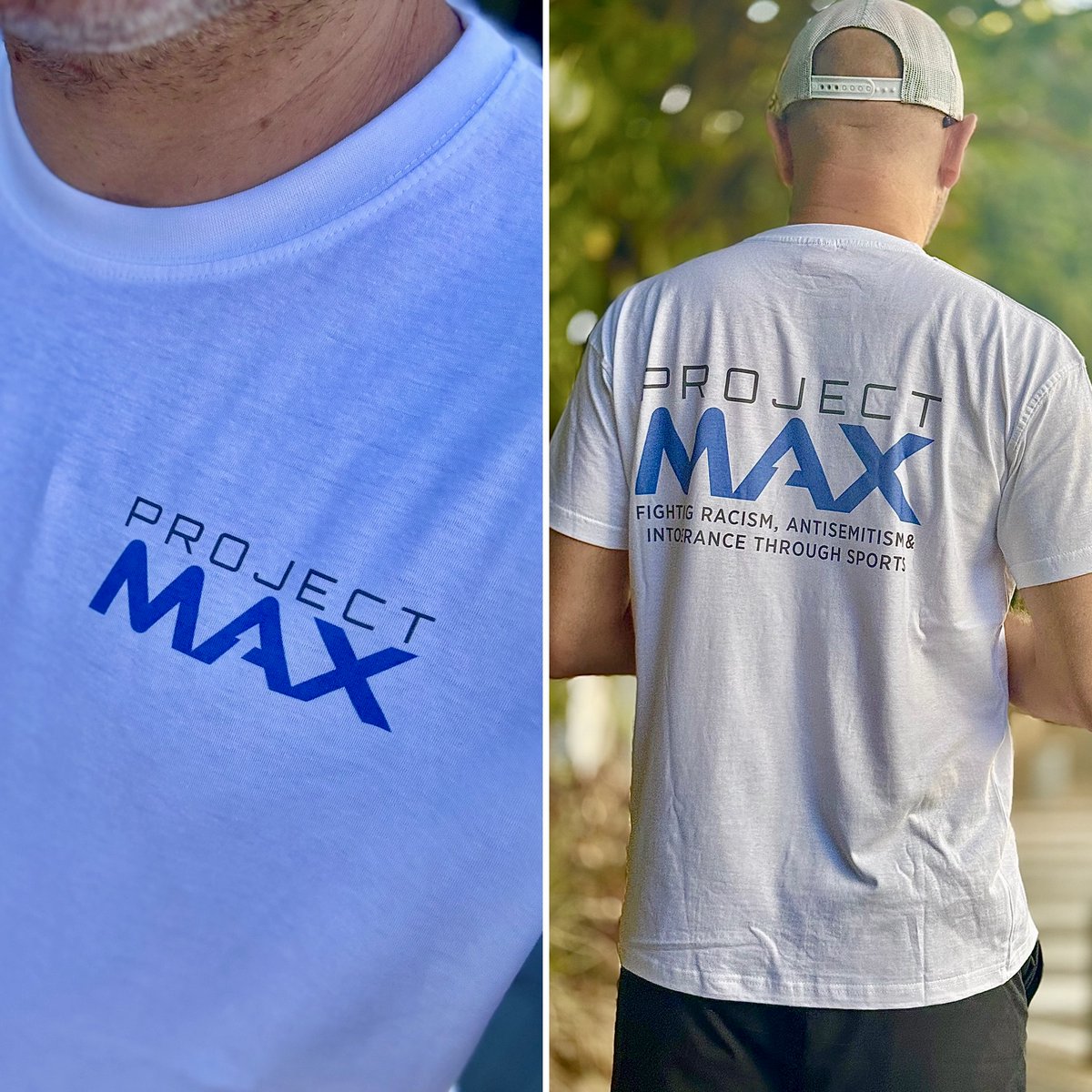 Check out my new swag! Couldn't be more prouder to support my friend <a href="/rubin_eric/">ERIC RUBIN אריק 🟦 🎗️</a> and the amazing work he is doing, leading <a href="/ProjectMaxClub/">Project Max</a> in fighting racism, antisemitism and intolerance through sport!

Please support their critical work!