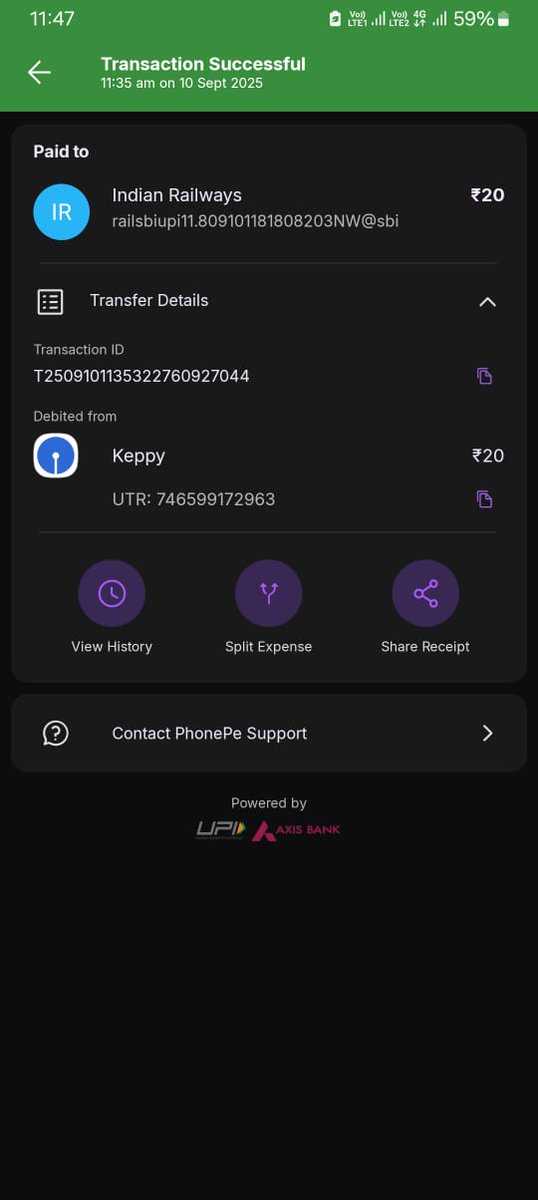 भारतीय रेलवे की लापरवाही पेमेंट लेने के बाद भी नहीं दिया टिकट राजियासर स्टेशन (RJS)
ट्रेन स्टेशन पर  पहुंच गई लेकिन 15 मिनट तक इंतजार करने के बाद बार-बार आवाज लगाई टिकट की पेमेंट भी कर दी लेकिन स्टेशन मास्टर खड़ा होकर चला गया।
<a href="/Railway/">Railway</a> <a href="/RailMinIndia/">Ministry of Railways</a> <a href="/RailwaySeva/">RailwaySeva</a>
<a href="/RailwayNorthern/">Northern Railway</a>
