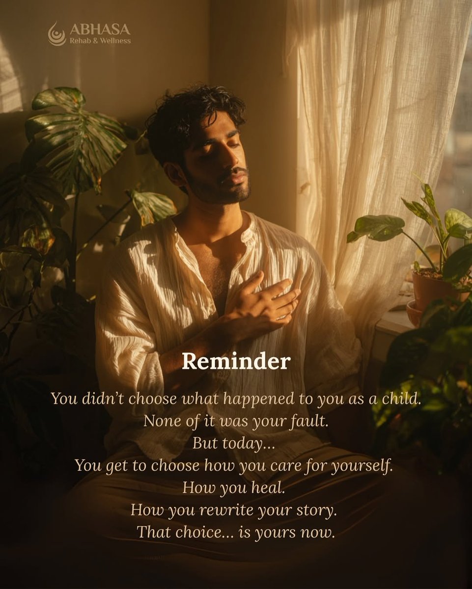AbhasaCentre's tweet image. When you were a child, you did what you had to,
to feel safe, to be loved, to survive.
And now, as an adult, you get to do something different.
You get to choose what’s true for you.

#mentalhealth #innerchildwork #emotionalhealing #healfromwithin #resilience