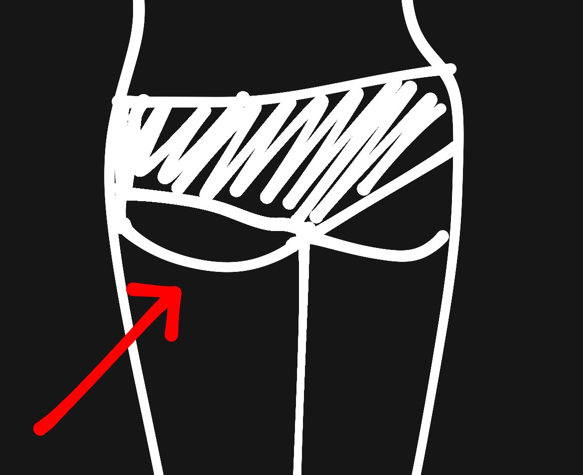 いつも思うけどおしりのここ？を露出してる女の子、いいの？それほんとにいいの？って不安になる