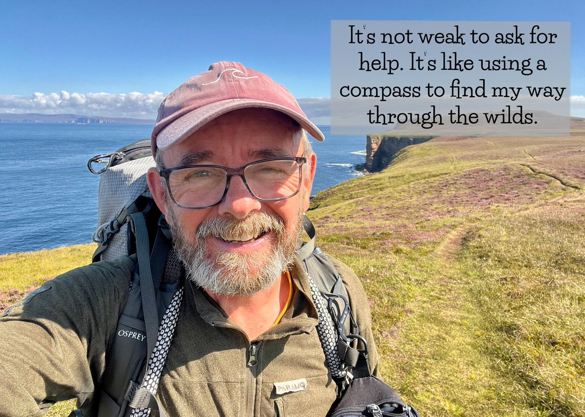 Today is #WorldSuicidePreventionDay, the theme, “Creating Hope Through Action”. I learned so much about myself on my recent walking adventure through Scotland. How I live with bouts of debilitating depression &amp; powerful ideations to complete my suicide. Holding onto HOPE is key.