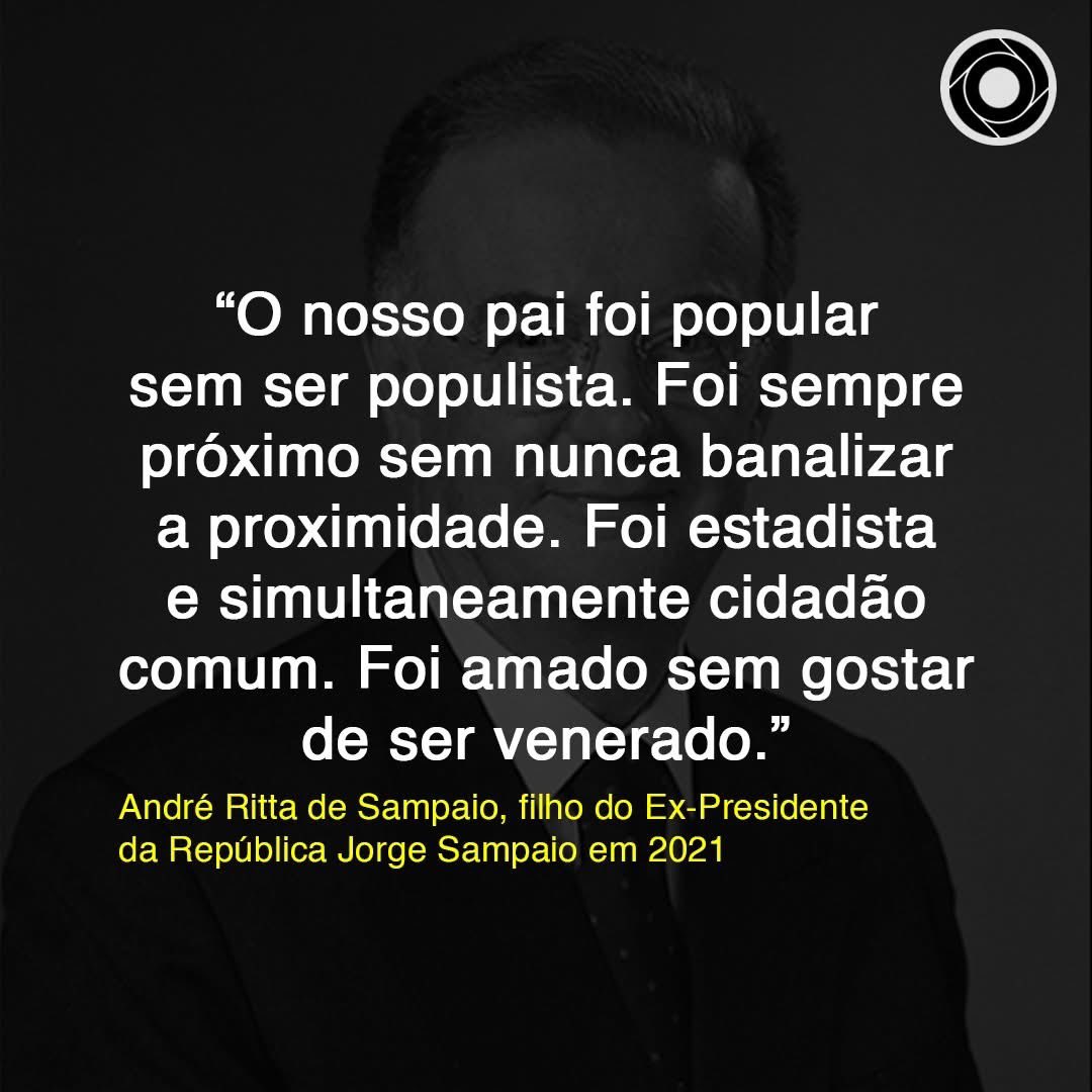Faz hoje 4 anos que faleceu o Ex-Presidente da República Jorge Sampaio