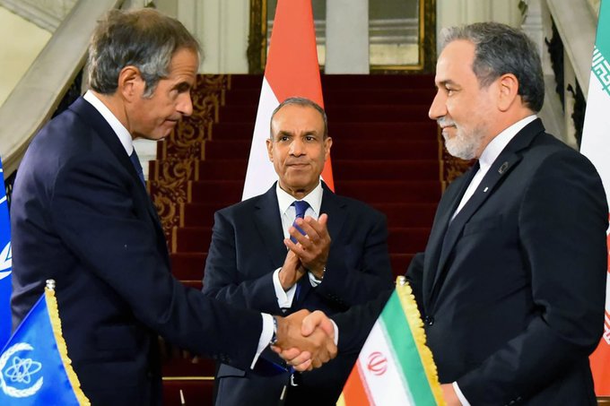 اتفاق بين إيران ووكالة الطاقة الذّرية برعاية مصرية (اكس)