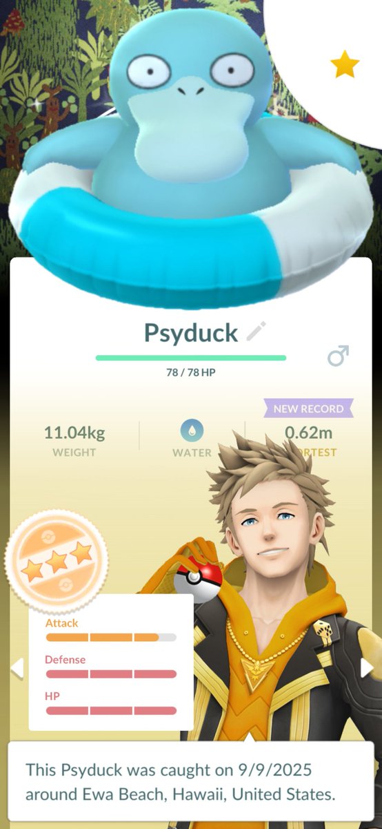 InfiniPRIME's tweet image. Super happy! On the last FREE research encounter. I present to you, ✨️Psyduck!✨️ This is the way! That is all.

#PokemonGO