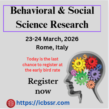 ICBSSR_2026's tweet image. 🚨 Last Chance! 🚨

Today is the FINAL day to grab Early Bird Registration for the 4th International Congress on Behavioral &amp;amp; Social Science Research (ICBSSR 2026)

📅 March 23–24, 2026 | Rome &amp;amp; Online

🔗 icbssr.com

#ICBSSR2026 #SocialScience #BehavioralResearch