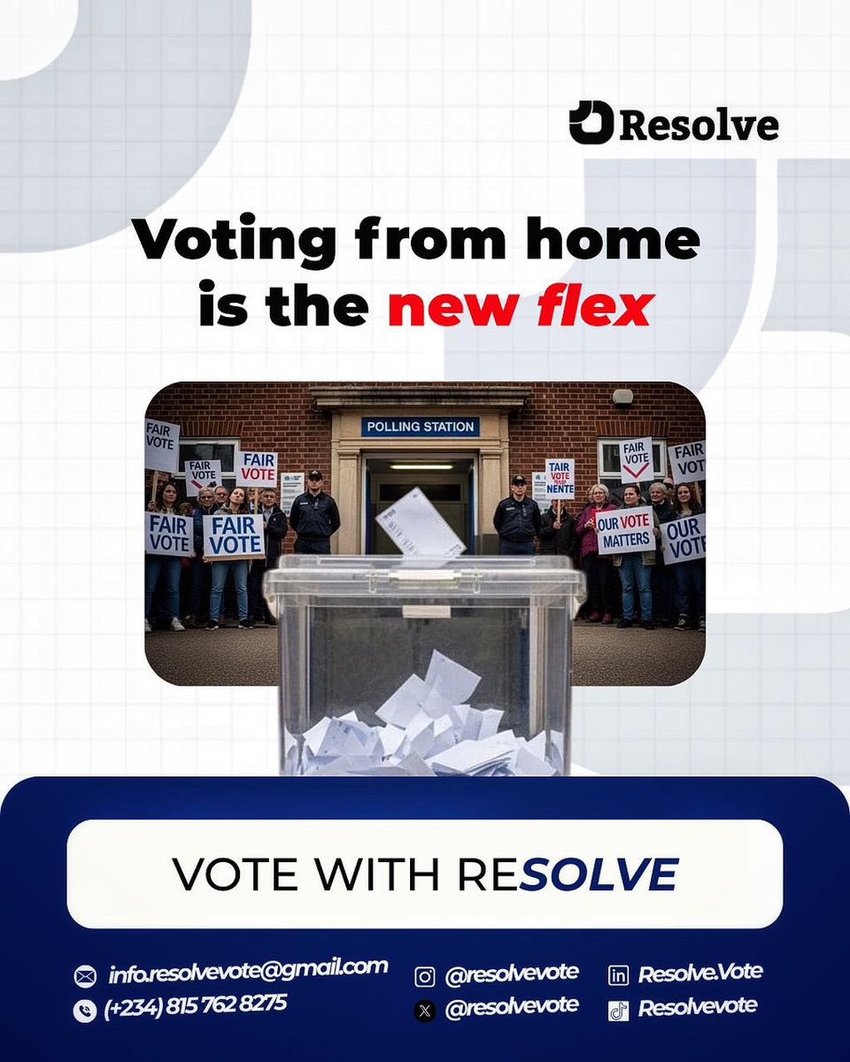 Resolve.Vote tweet media