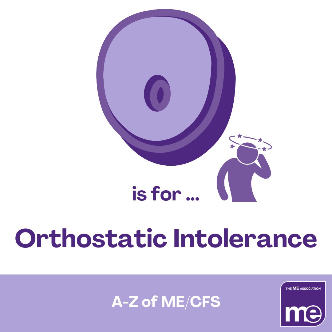 MEAssociation's tweet photo. O is for Orthostatic Intolerance (OI). 

To understand more about Orthostatic Intolerance and how it can be managed, download our free booklet: https://t.co/oaA54BJfGj 

#pwME #MECFS #OI #OrthostaticIntolerance #Dizziness #Lightheadedness #Fainting https://t.co/RTDzEfYYzn