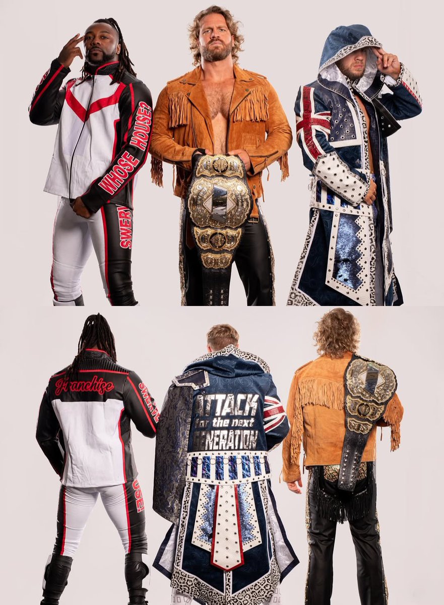 Will Ospreay just posted this on his IG.

AEW’s Attack for the Next Generation:
• Hangman = The Main Character
• Swerve = The Franchise
• Ospreay = The Feeling

THIS PHOTOSHOOT GOES HARD. 🔥