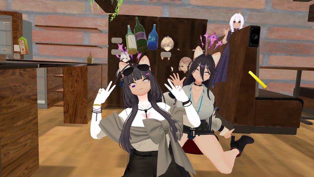#VRChat #Cafeクワイエット 
今週のお客様
・_りう_ さん（初ご来店ありがとうございます✨）
・SakuyaGH【咲夜】 さん
・_m1ko_ さん
・AKMT さん

今週はろしんさんと一緒におしゃべりさせていただきました～
ありがとでした～🌟