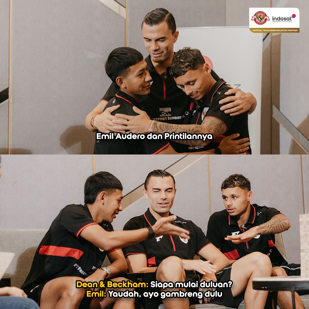 indosat's tweet photo. Emil Audero dan printilannya.
Apa aja sih kelakuan para penggawa Skuad Garuda kesayangan kita pas nongkrong bareng #IndosatSiPalingTimnas? Cus, ke Youtube Indosat untuk tonton keseruan lengkapnya!
#IndosatSiPalingTimnas #IndosatOoredooHutchison #IOH #EmpoweringIndonesia #StrivingBeyond