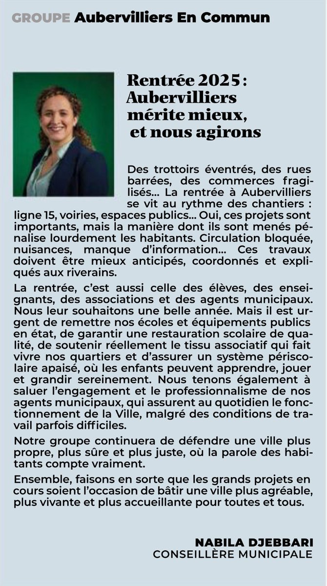 Nabila Djebbari_Aubervilliers tweet media
