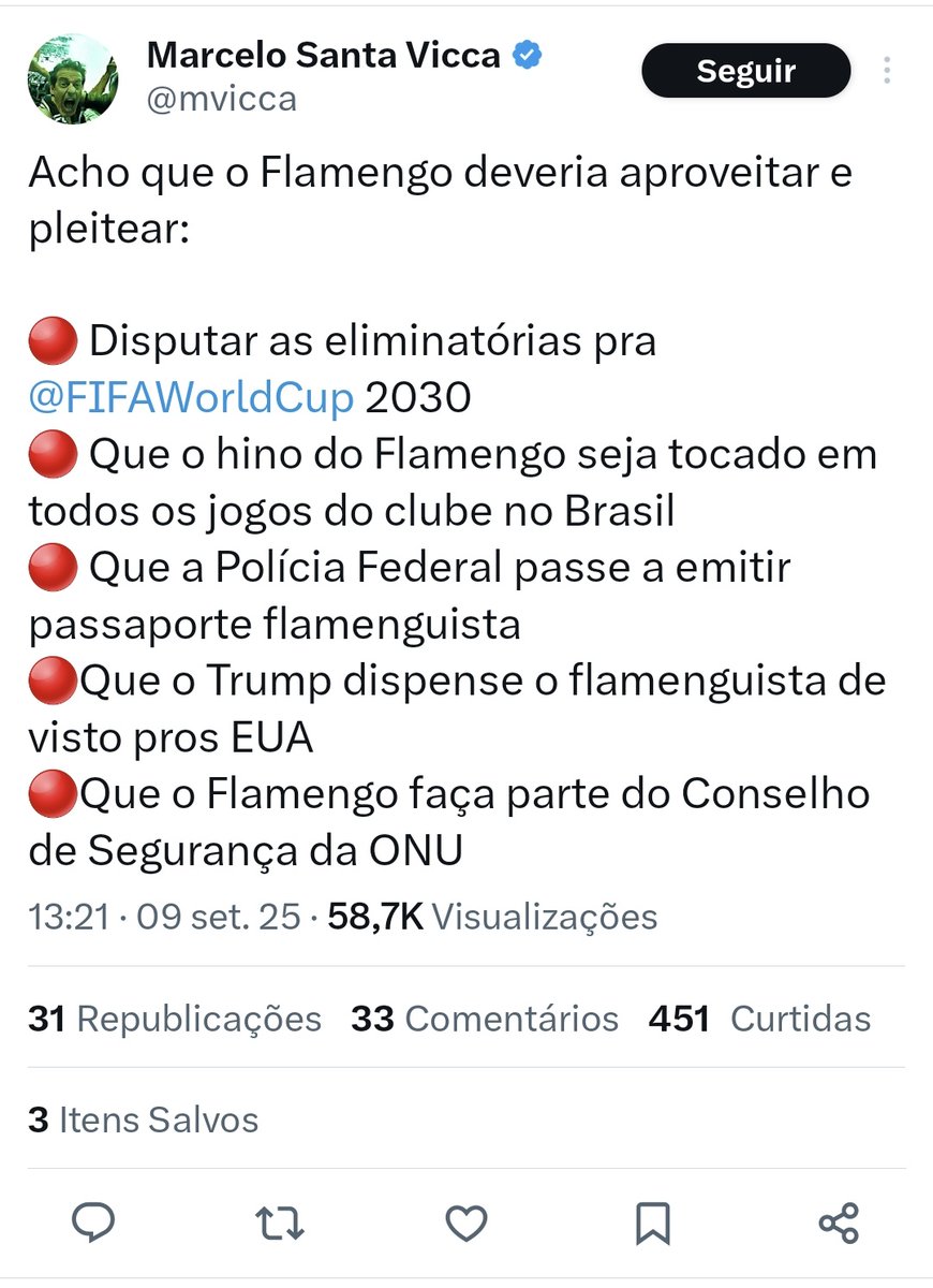 A ação de marketing do Flamengo incomodou...

#recibo #Flamengo