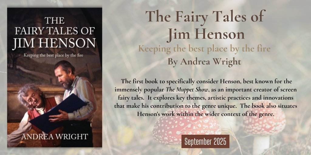 GothicMUP's tweet photo. Out now!
The Fairy Tales of Jim Henson
Keeping the best place by the fire
By Andrea Wright
A complete and chronological overview of Henson's career from the late 1950s to his death in 1990 https://t.co/V6wexJ2GB2
#JimHenson #TheMuppetShow #FairyTales #ScreenStudies https://t.co/WTwOQ6KAnv