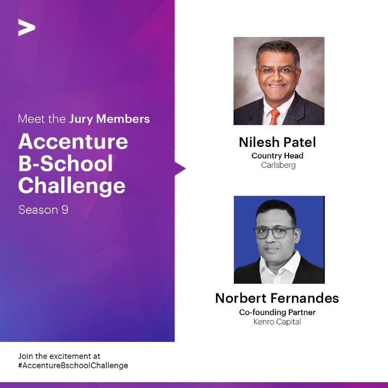 the_core_in's tweet photo. And the countdown begins for the grand finale of the @AccentureIndia B-School Challenge 2025 on September 12. 

Meet our distinguished jury panel, who will evaluate the finalist teams as they present AI-powered solutions to real-world enterprise challenges. ⤵️