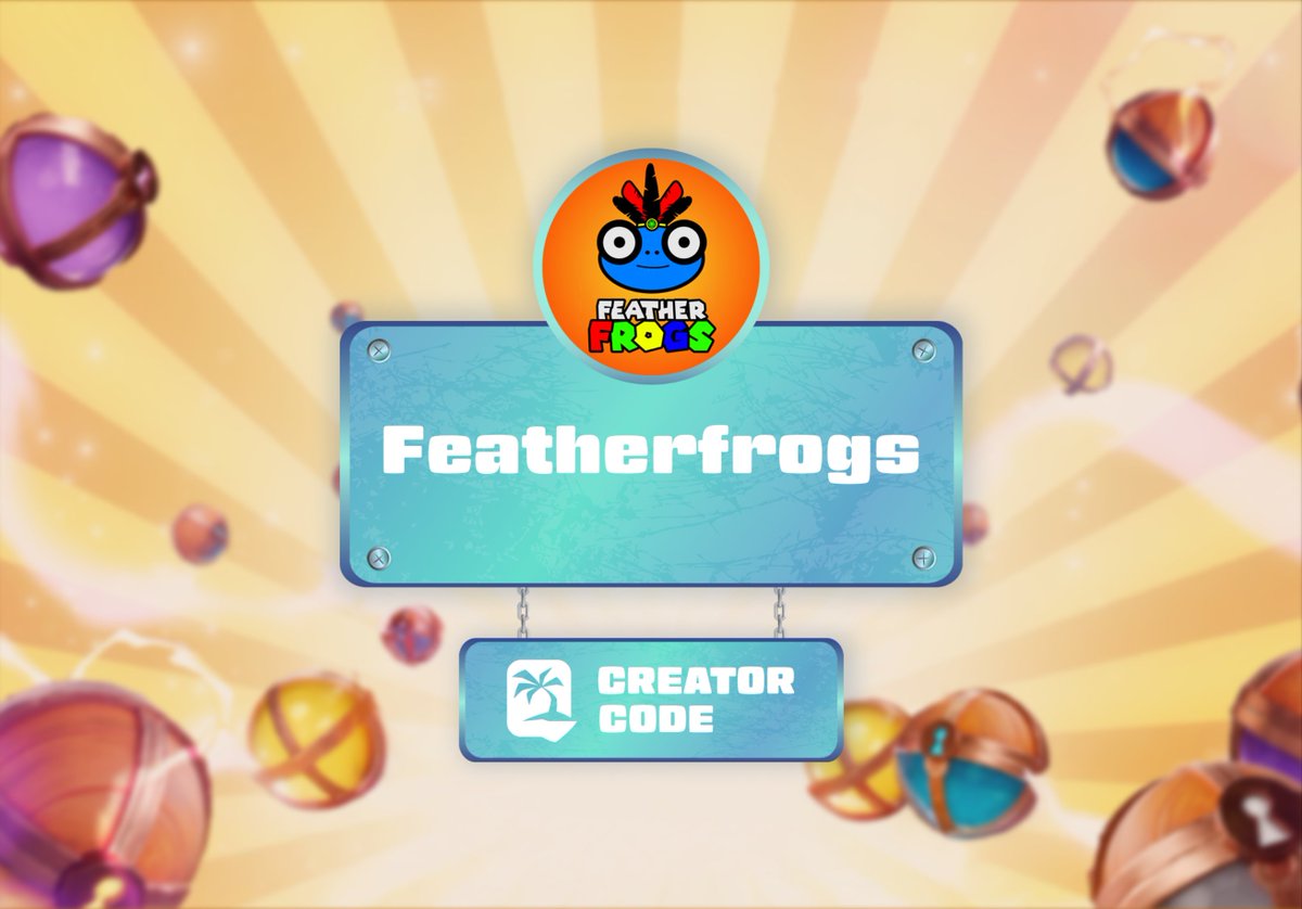 🌴💜 Creator Codes are LIVE on <a href="/Nifty_Island/">Nifty Island 🏝</a> ! 💜🌴

We’re part of the Creator Codes Campaign — and you can support us directly when buying Pearls! 🐸✨

How it works:
1️⃣ Go to 👉 niftyisland.com/marketplace
2️⃣ Click “Buy more Pearls”
3️⃣ Enter 𝙁𝙚𝙖𝙩𝙝𝙚𝙧𝙛𝙧𝙤𝙜𝙨 at checkout

💎