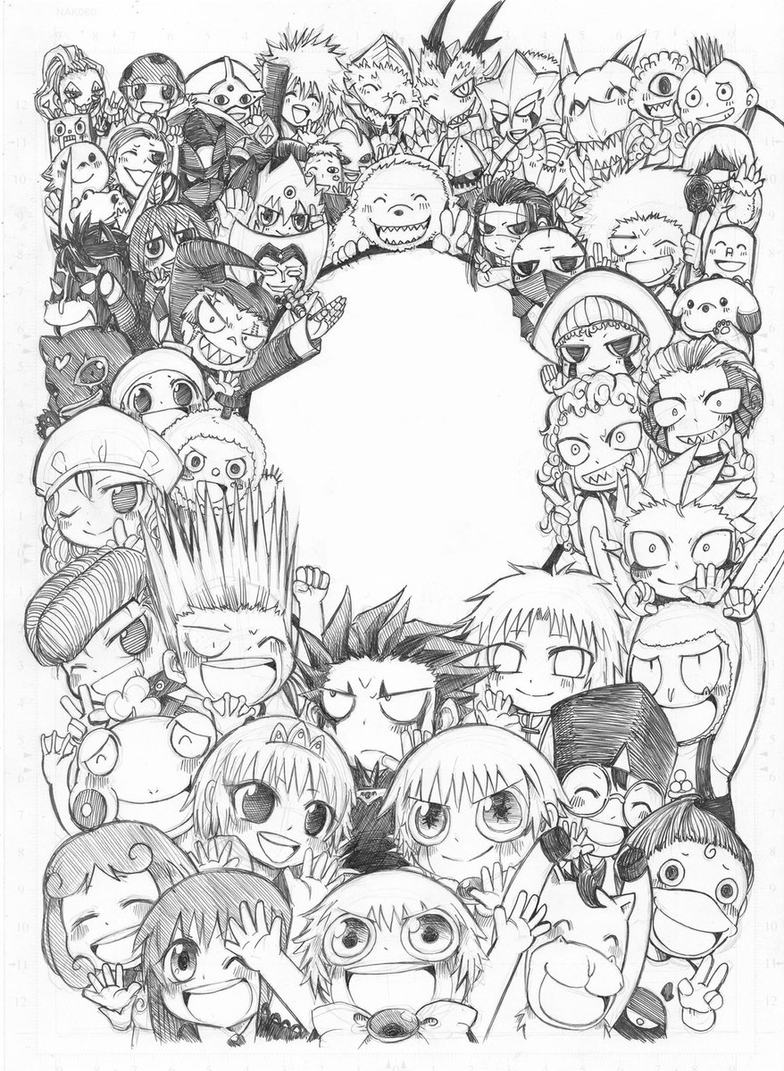 フォロワーさん増えたから過去に描いた魔物集合絵の一部載せとこ📮
順に新しいの、少し古いの、少し前の、めっちゃ古いのです