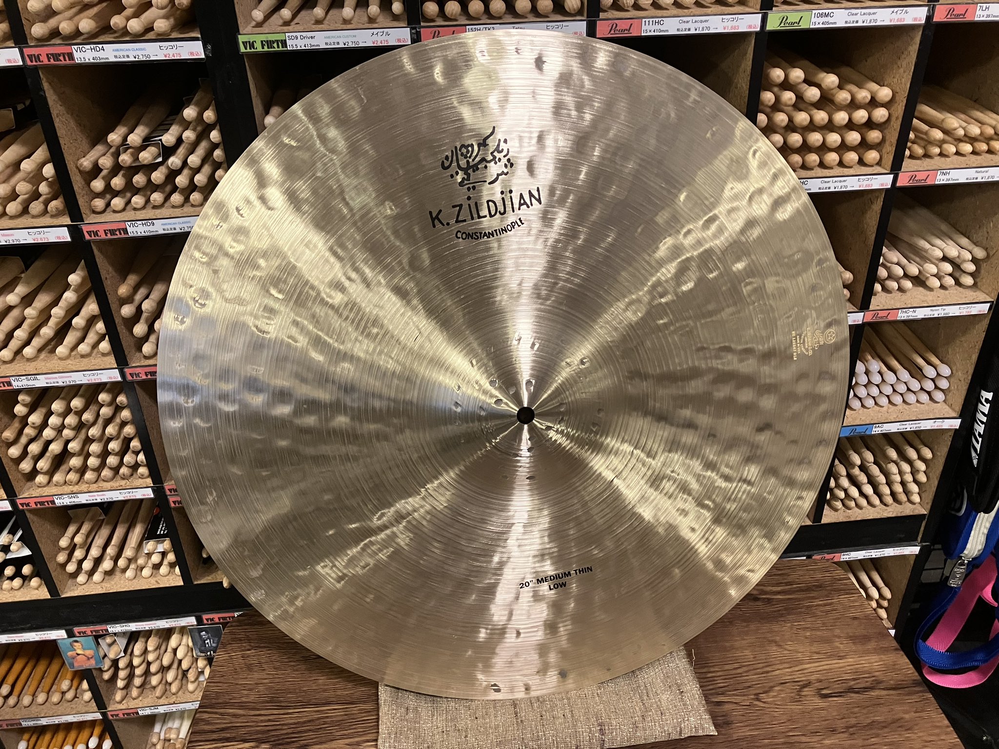 K. Zildjian コンスタンチノープル ミディアムライド20inch K