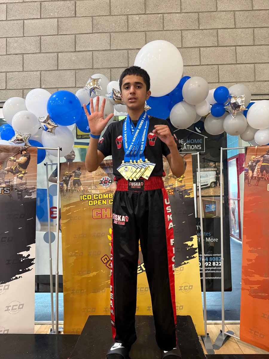 Isa in year 11 took part in the ICO Kickboxing last month and achieved 5 Gold medals. Isa has been selected to take part in the ICO Worlds which will take place in Wales in October 2025.  Congratulations Isa on your incredible achievements, we are extremely proud of you 🥋