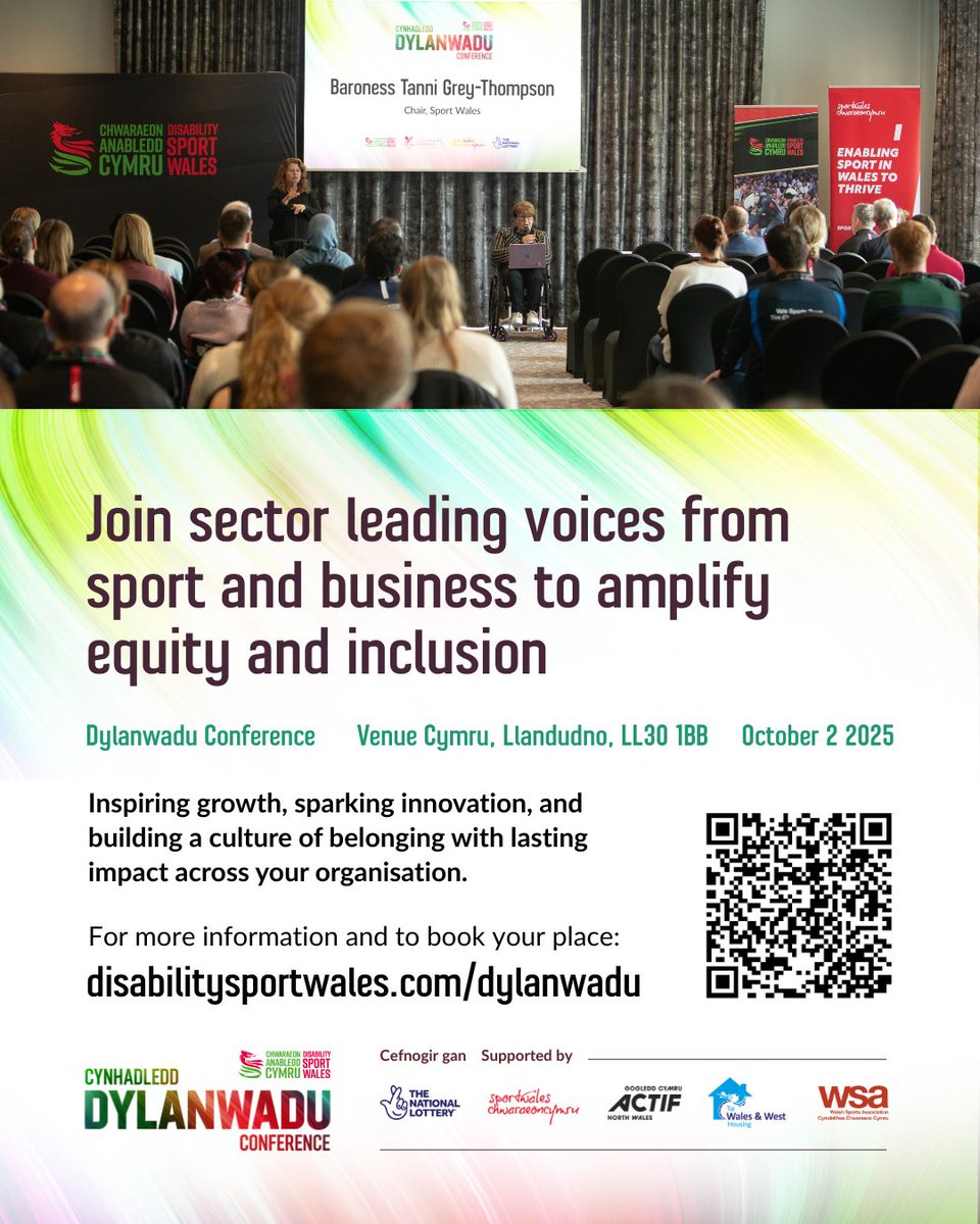 dsw_news's tweet photo. DSW 2025 Dylanwadu Conference! 

Don’t miss out – secure your spot today! 🎟️

Cynhadledd Dylanwadu DSW 2025! 

Peidiwch â cholli’r cyfle – sicrhewch eich lle heddiw! 🎟️

🔗https://t.co/ld6gOPkhI4

#CynhadleddDylanwadu #Llandudno #VenueCymru 🗣️ https://t.co/z88Xhchhly