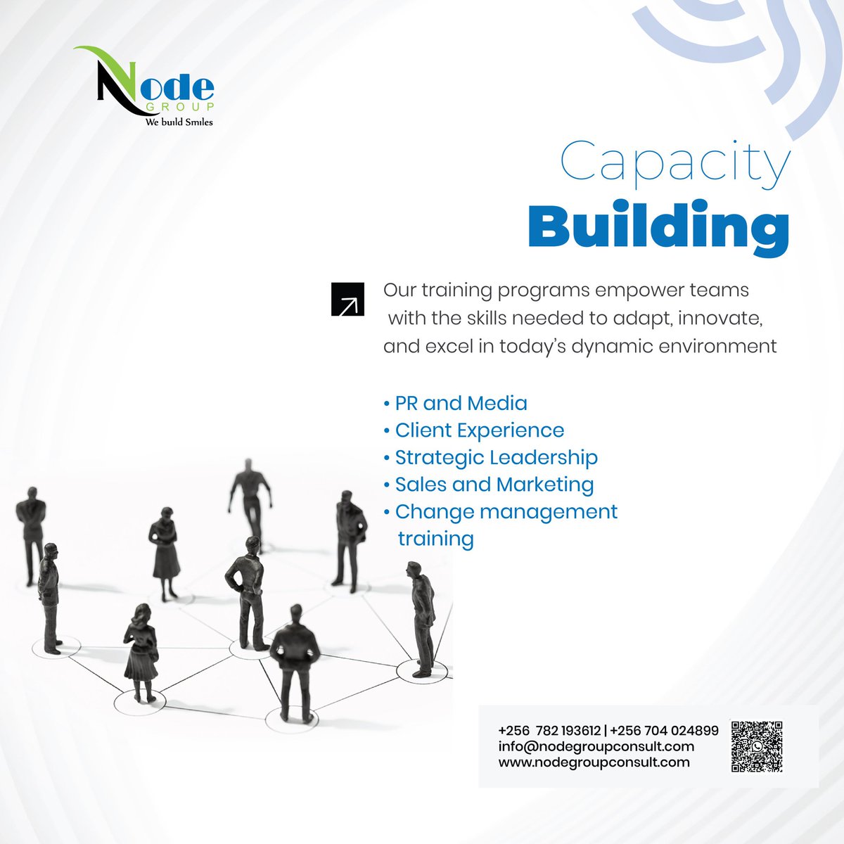 Node_Group's tweet photo. Effective communication = strong brand value.Stop guessing how to communicate. Our tailored training programmes are designed to empower you.
➡️Staff training Workshops.
➡️ Customized PR Fundi Classes
#CorporateTraining #BrandBuilding #Webuildsmiles #NodeGroupUg #Uganda https://t.co/J2OACSNF84