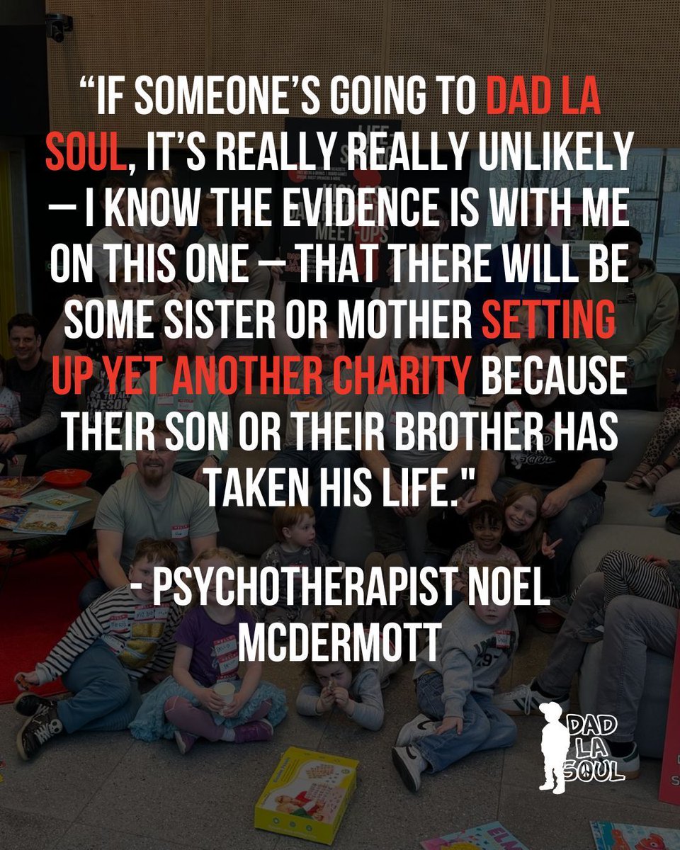 DadLaSoul's tweet photo. Whatever you are going through, there is a community at Dad La Soul ready to listen to you and support you ❤️
#wspd #mentalhealth #hopeisreal https://t.co/ygEosSHuP5